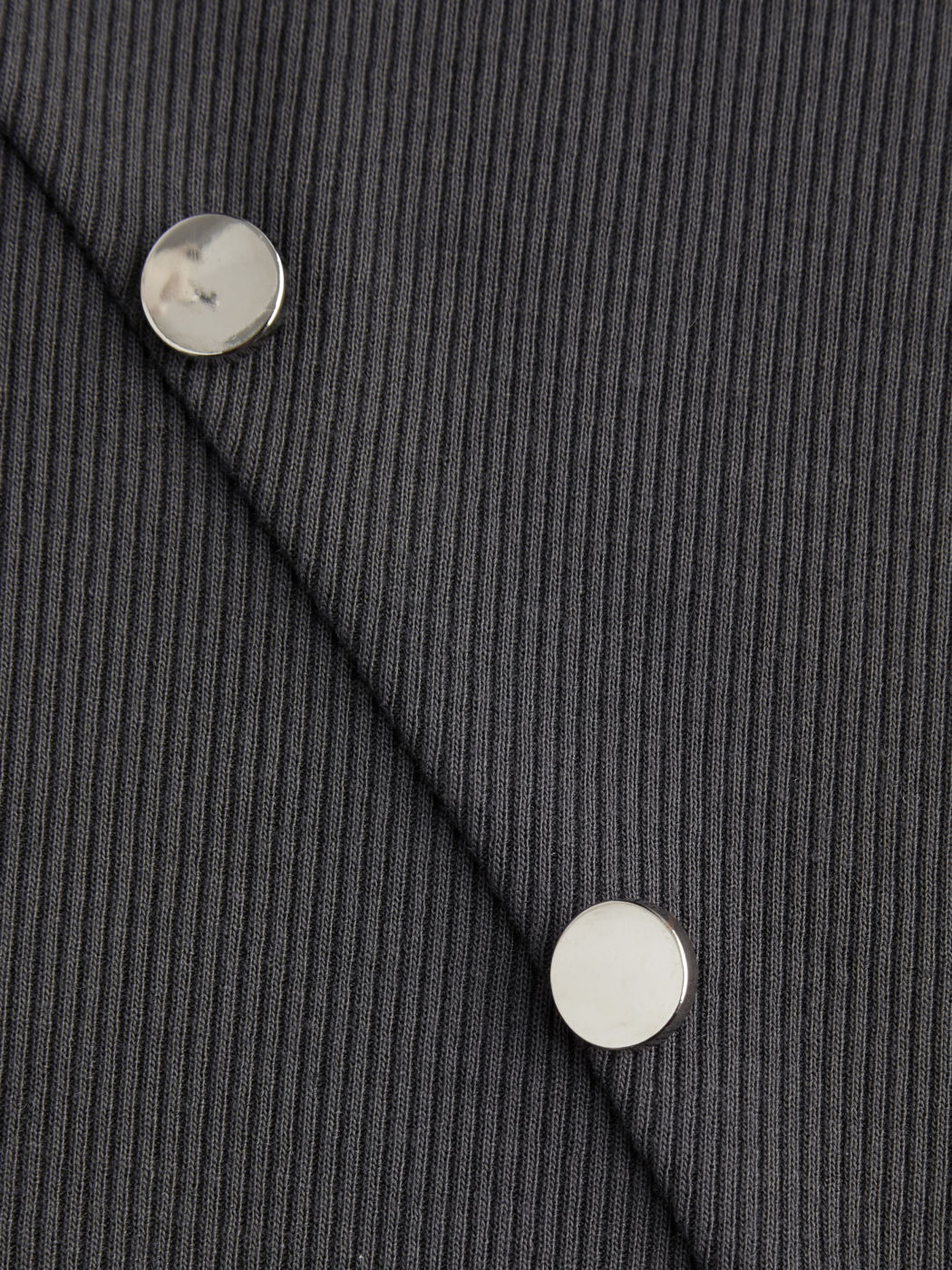 U-neckline Button Split Maxi Dress