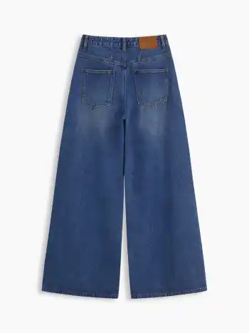 Cider Denim Mittelhohe Einfarbige Taschen Jeans mit Lockerer Passform