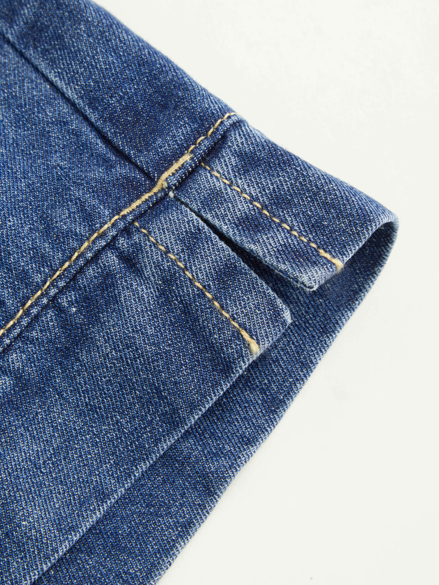Denim Denim Mid Rise Micro Shorts For Daily Casual