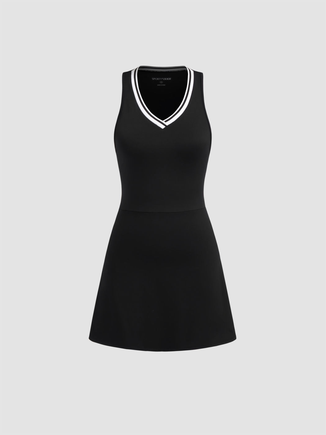 CIDERAIRY™ V-neck Contrasting Binding Active Dress