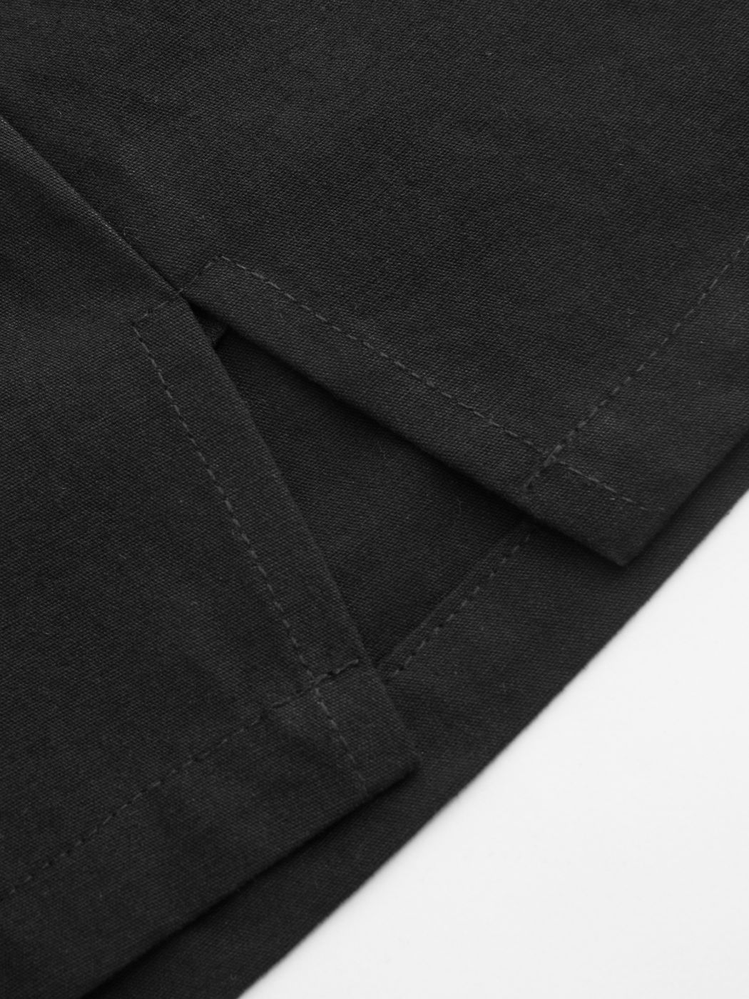 Cotton Mid Rise Split Mini Skirt Curve & Plus