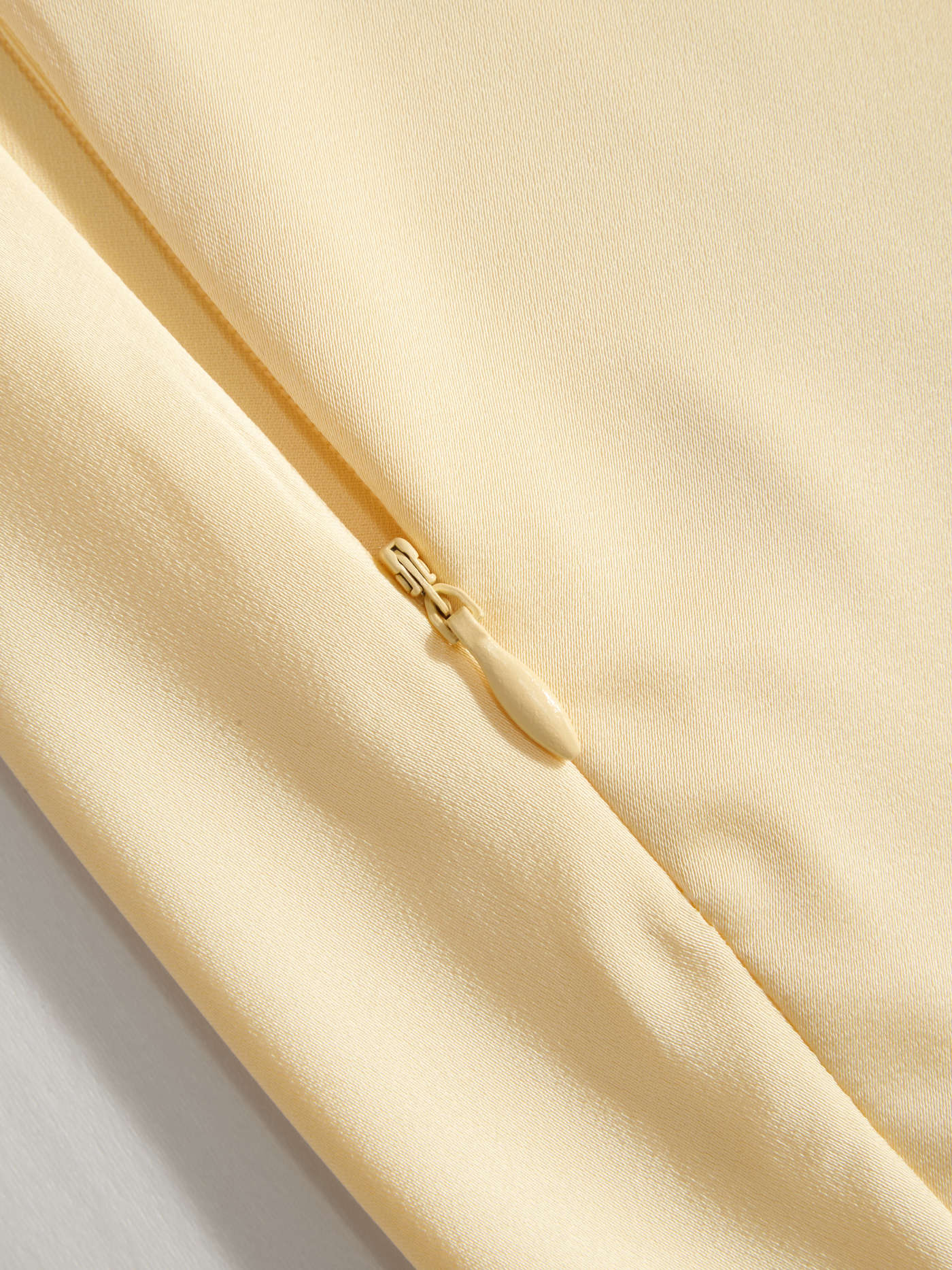 Satin High Rise Ruffle Bias Cut Midi Skirt