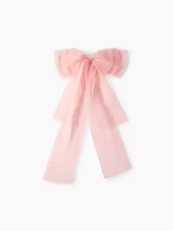 BOWKNOT MESH HAIR CLIP