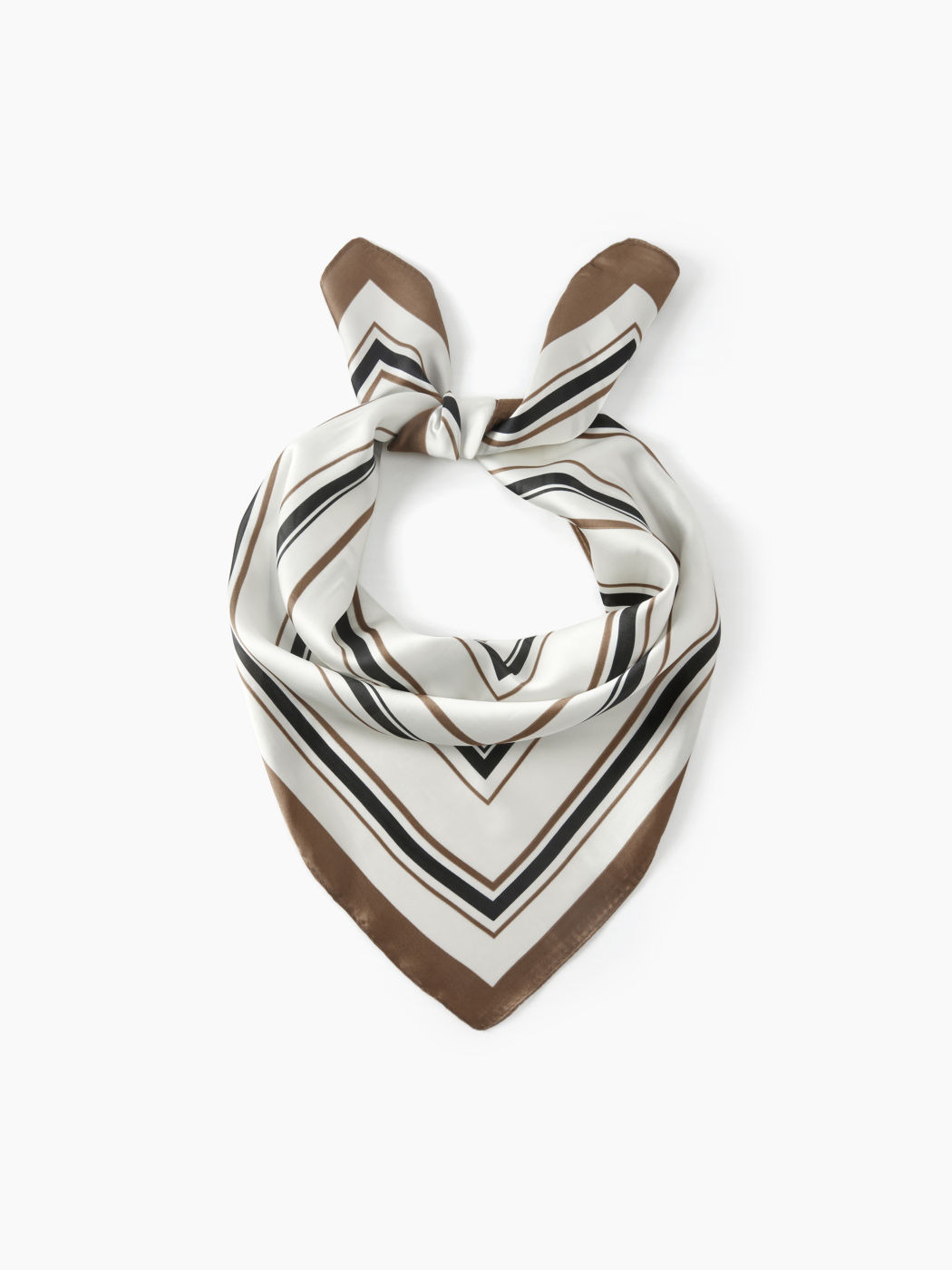 MULTI-COLOR GRAPHIC-PRINT SQUARE HEADSCARF