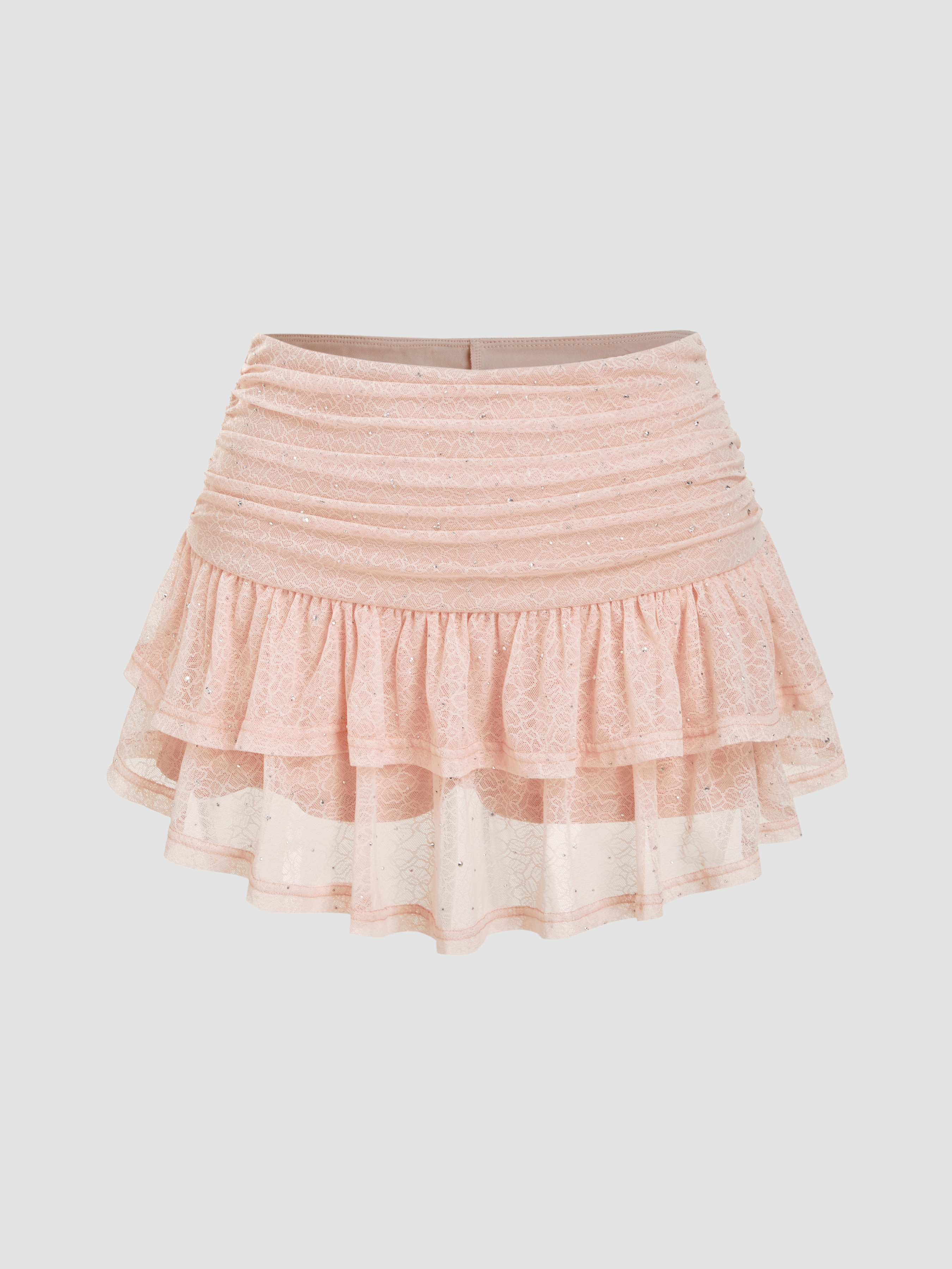 Rose Frantz ♥ Lace Layered Mini Skirt /追跡付 61Wva0yqFUL.jpg