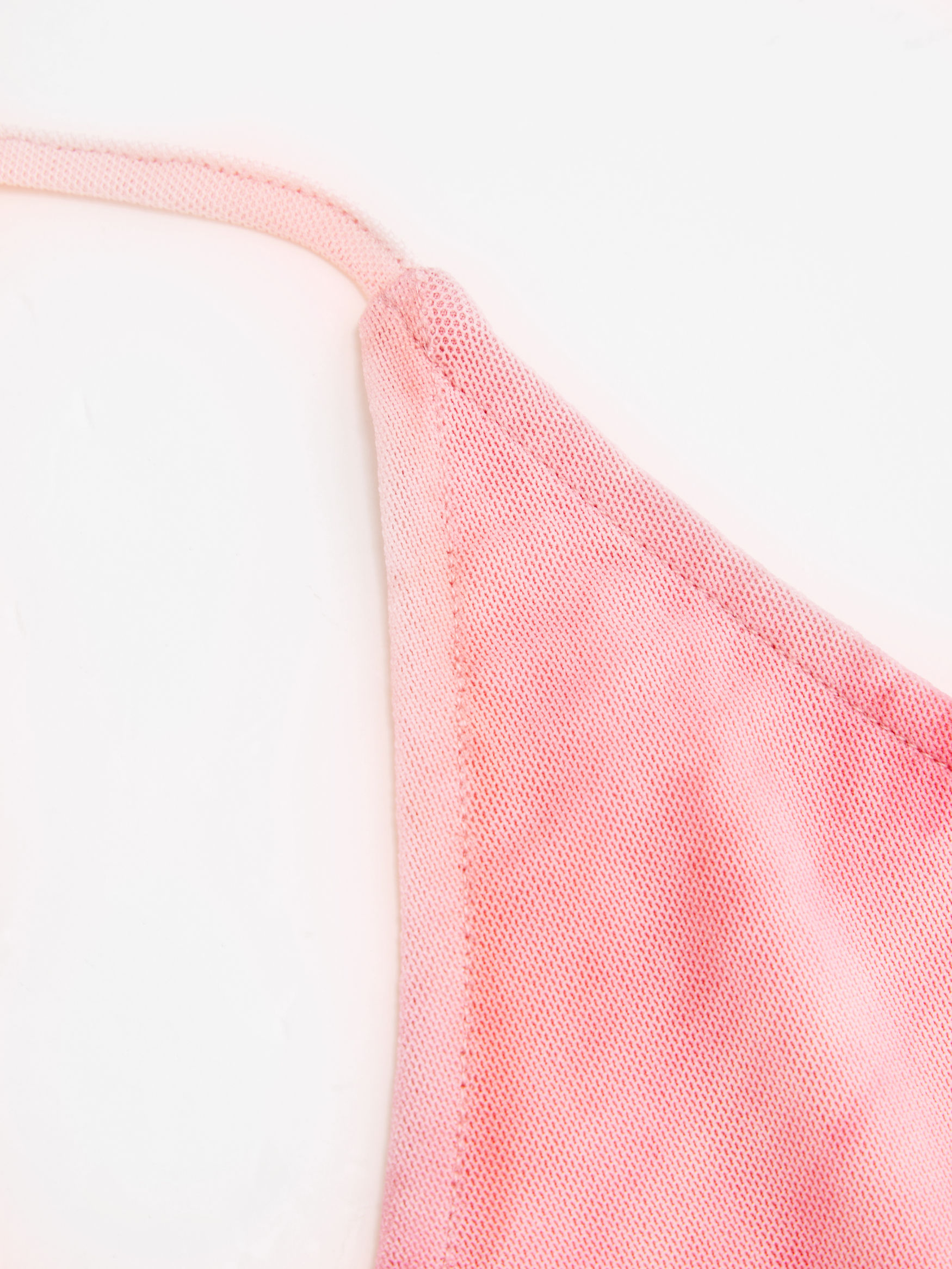 Mesh-Halter-Ausschnitt Blumenmuster Knoten Crop Cami Oberteil