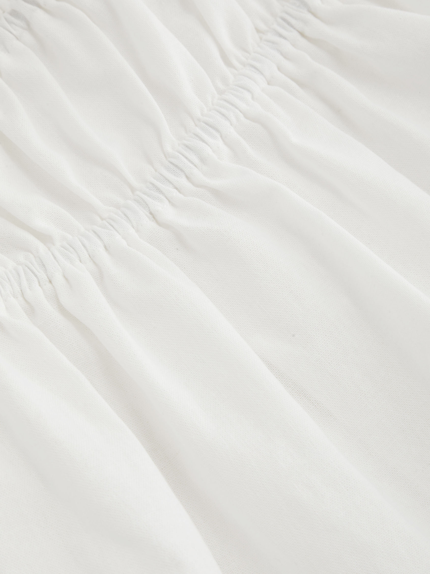 100% Cotton Square Neck Broderie Anglaise Tie Front Bow Top