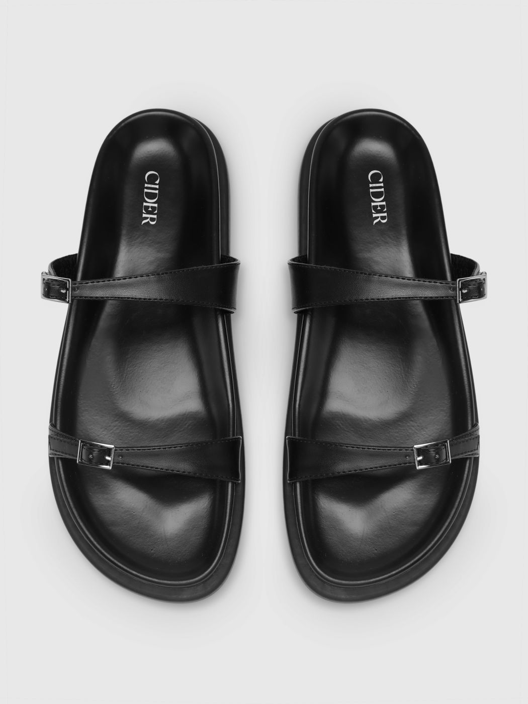 DOUBLE ADJUSTABLE STRAP SLIPPERS
