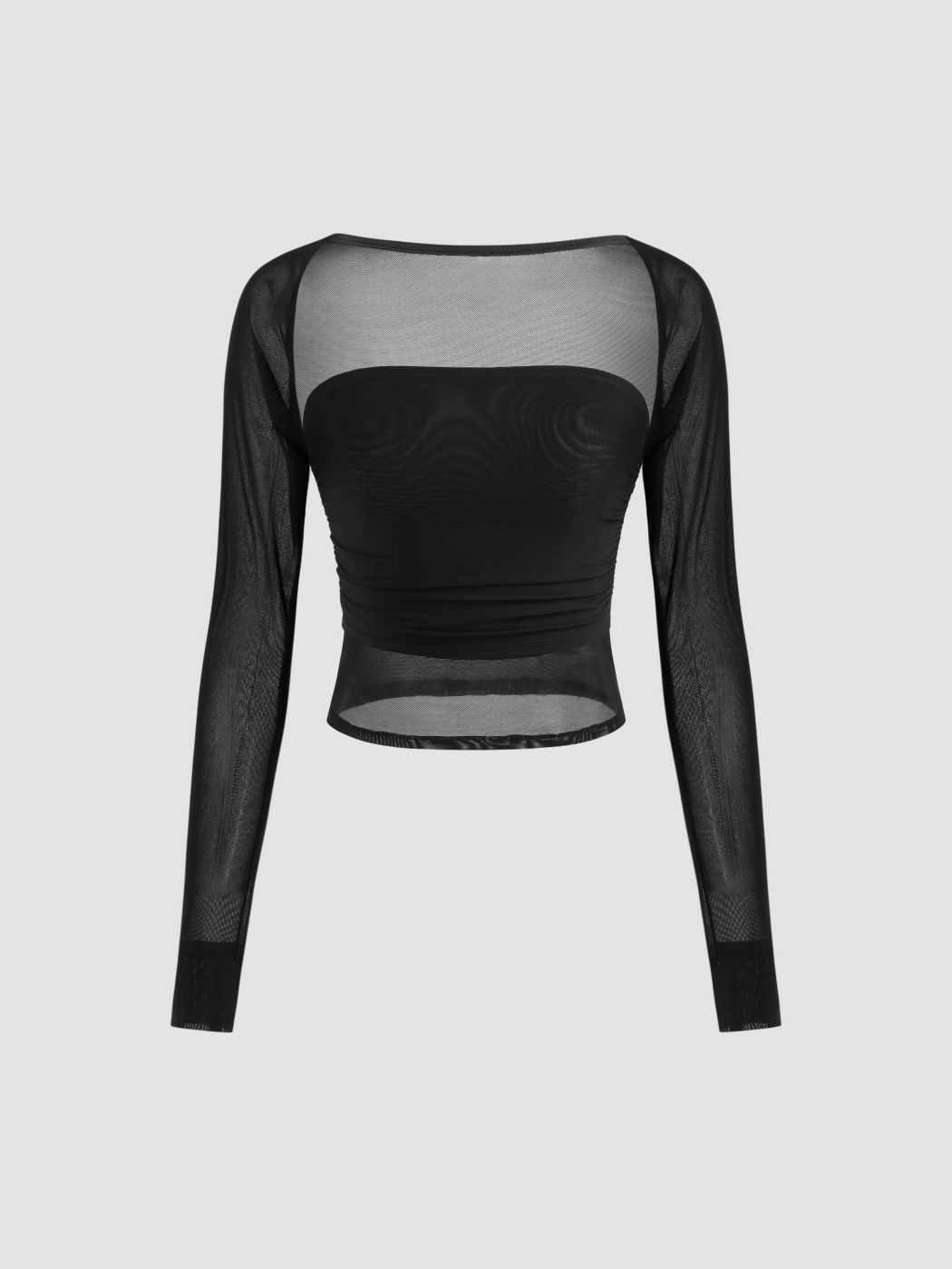 CDR Two Way Ruched Crop Top
