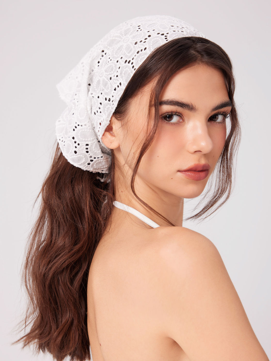 FOULARD TRIANGOLARE FLOREALE