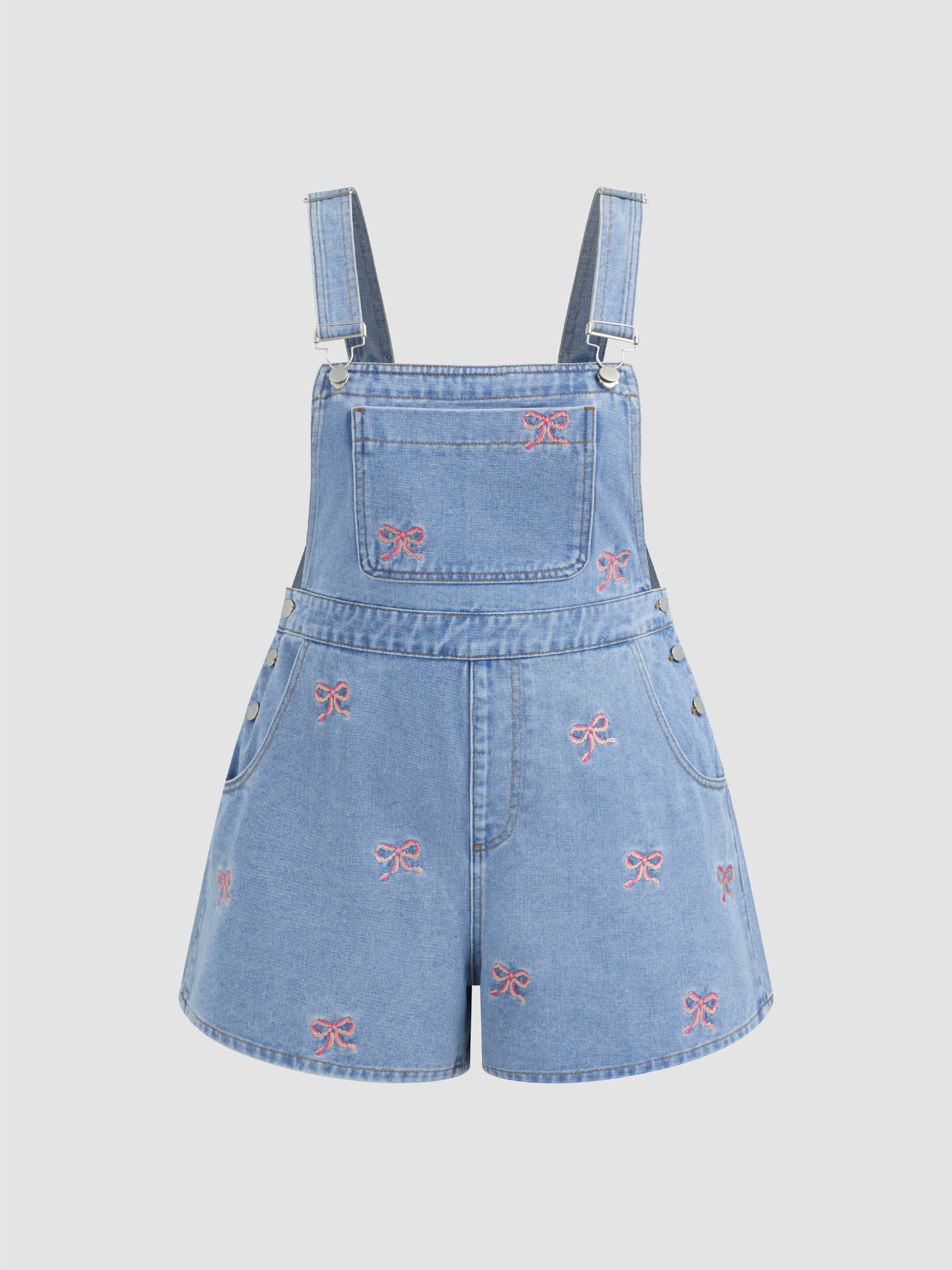 ≪Cider≫\tデニム ミッドライズ リボンショートパンツ ≪Cider≫	デニム ミッドライズ リボンショートパンツ Shorts