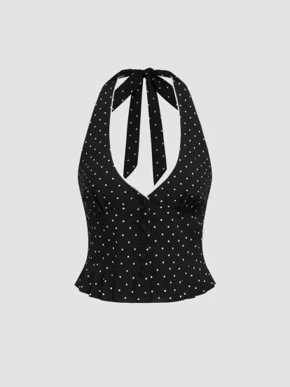 Peter Pan Collar Gingham Short Sleeve Top