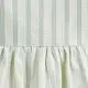 Cotton-blend Striped Bow Ruffle Cami Top