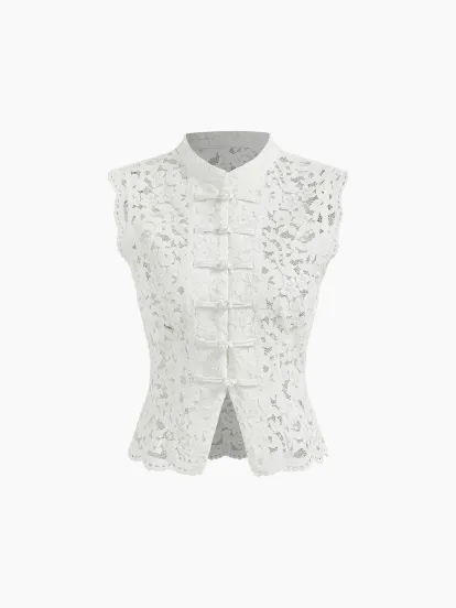 Square Neck Lace Floral Ruffle Hem Ruched Mini Dress
