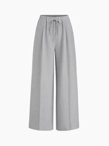 Linen-blend Beaded Knotted Ruched Tank Top