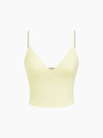 CDR V-Ausschnitt Crop Cami Oberteil