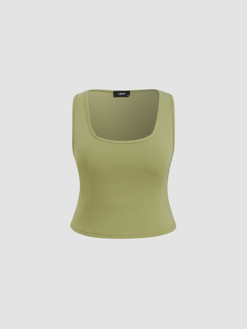 Asymmetrical Neck Ruched Top & Solid Tank Top Curve & Plus