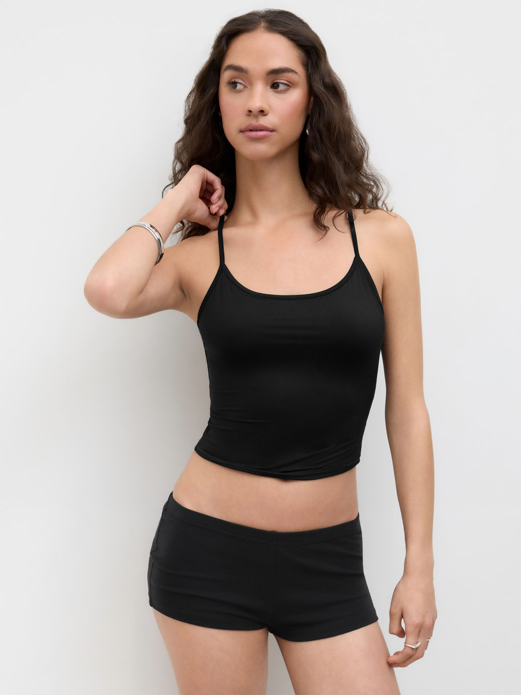 CDR Second Skin Double Layered U-neckline Cami Top