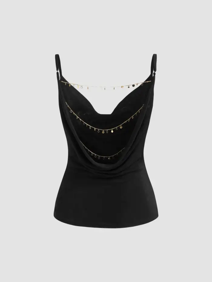 Jacquard Halter Neckline Floral Bowknot Tank Top