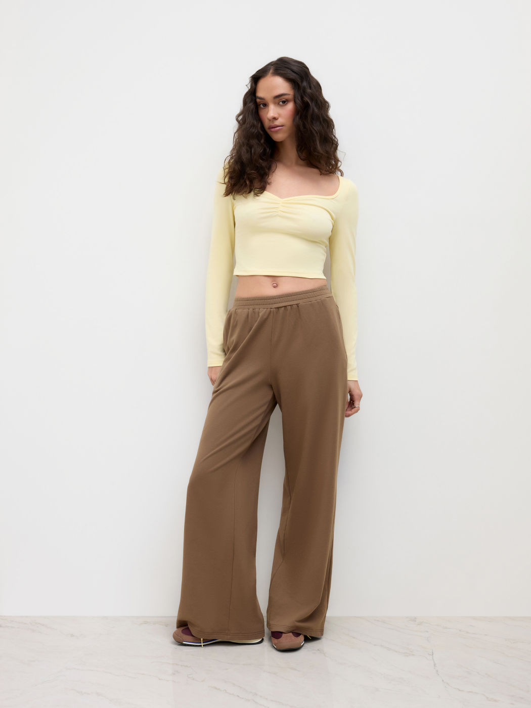 CDR Cotton-blend Low Rise Elastic Waist Straight Leg Sweatpants