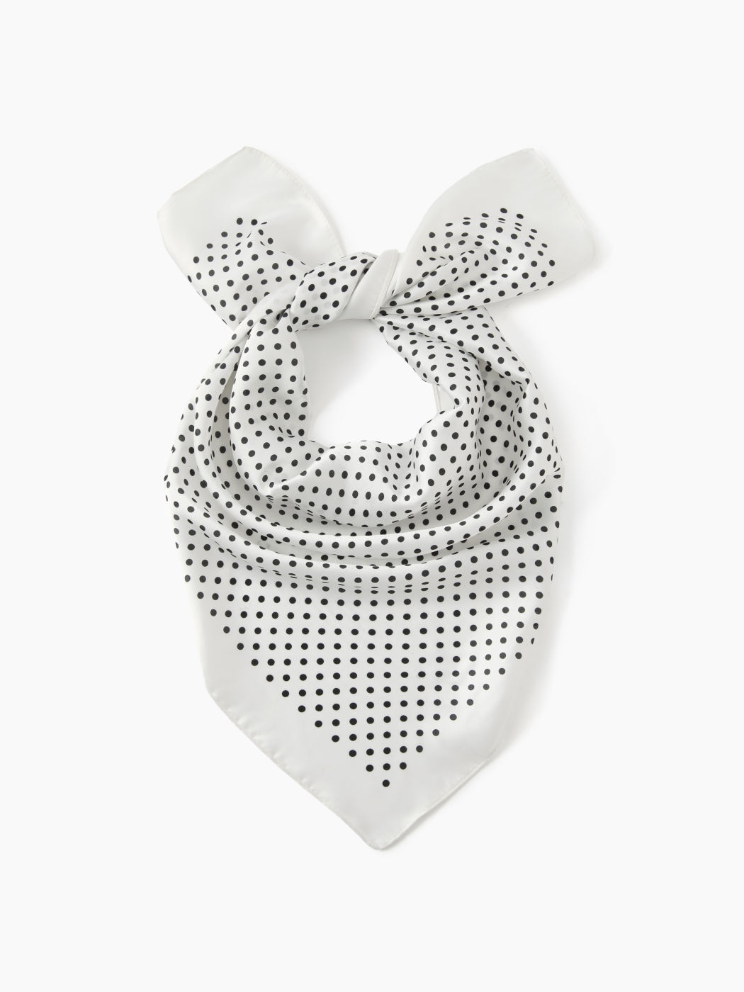 POLKA DOT SQUARE HEADSCARF
