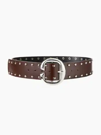 STUD WIDE BUCKLE BELT