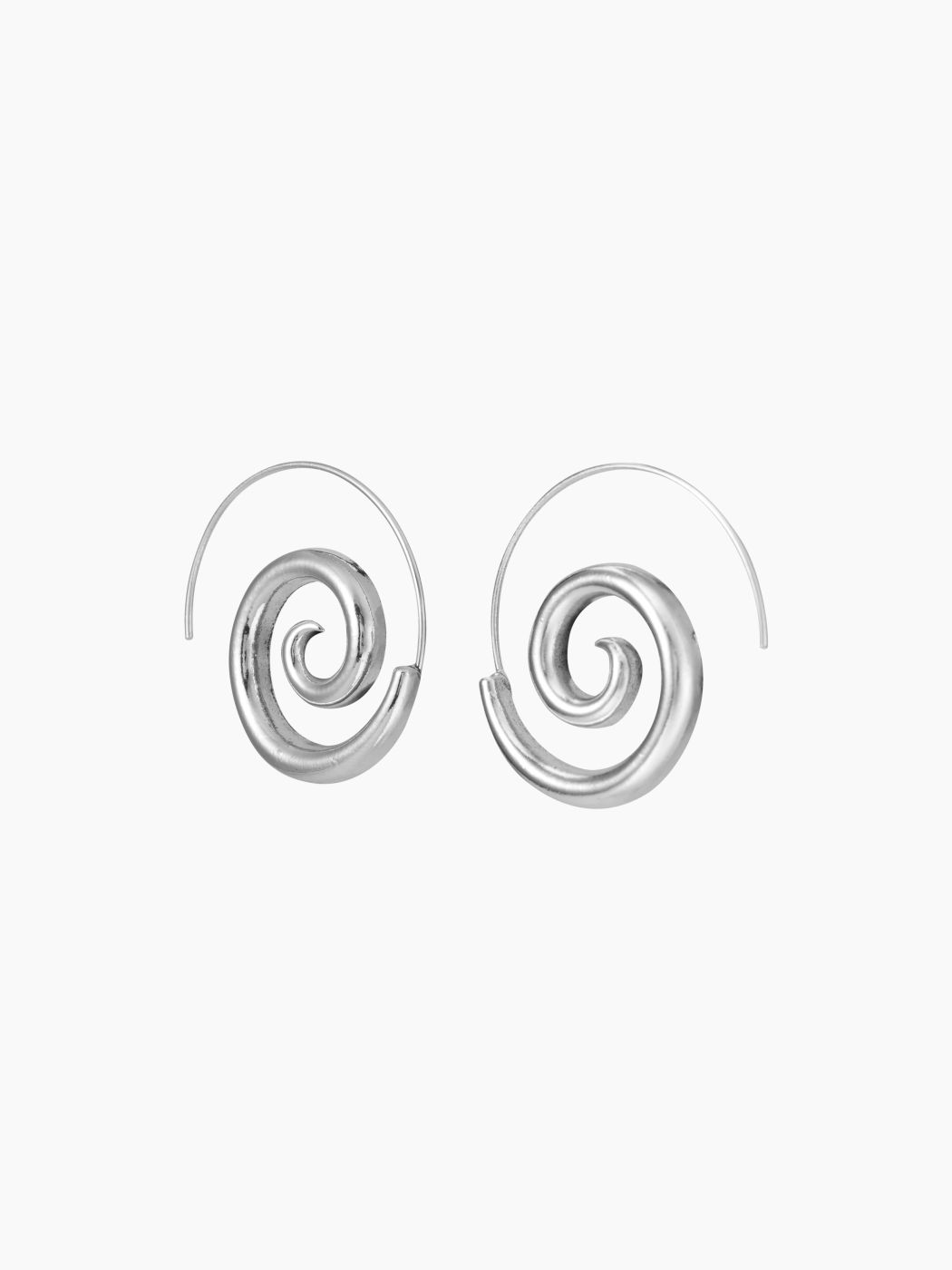 SPIRAL WRAP HOOP EARRINGS