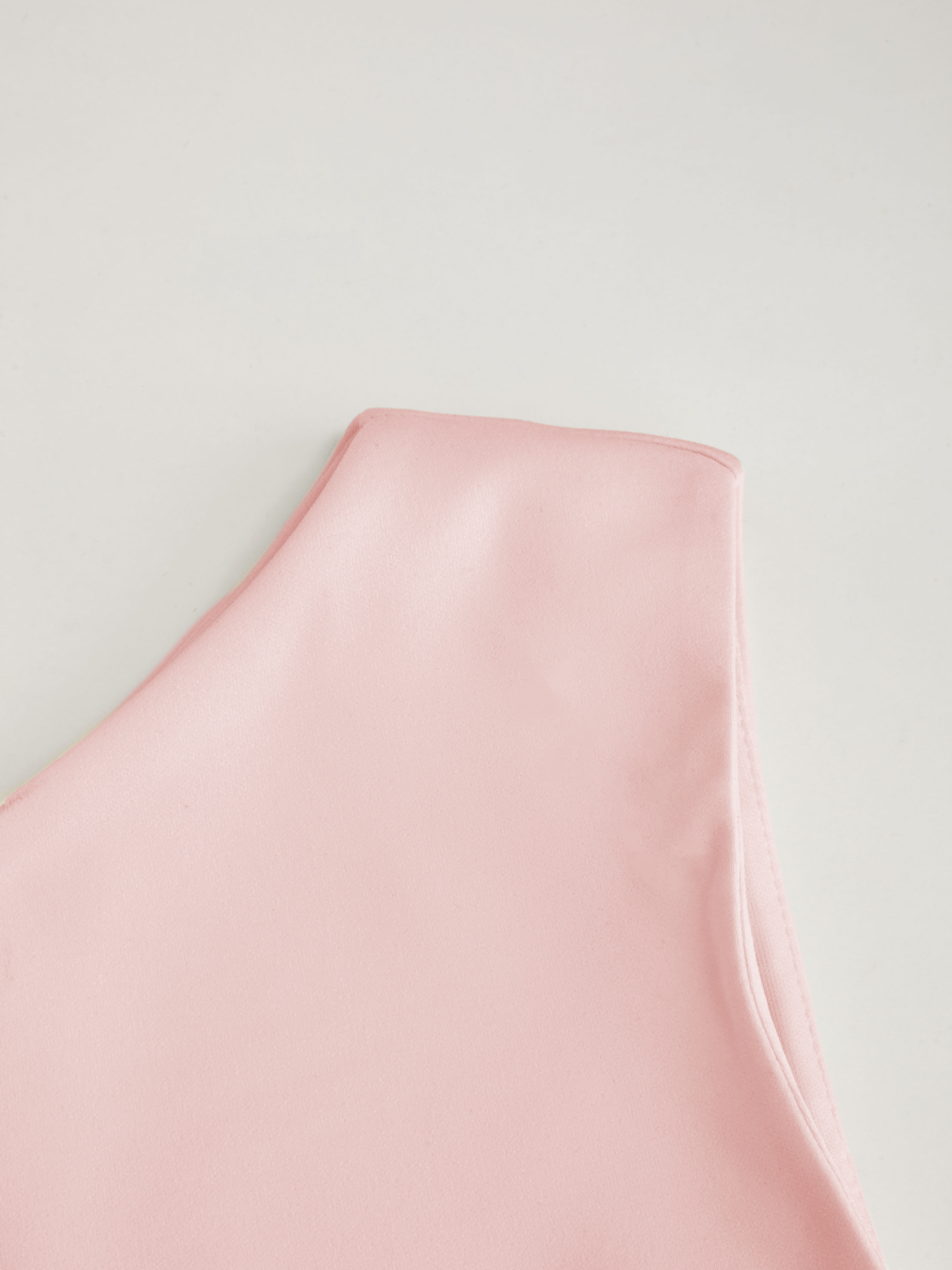 Asymmetrical Neck Knotted Mini Dress