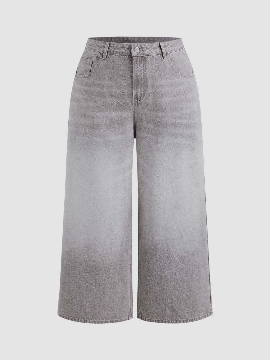 Cider Denim Mittelhohe Jeans mit Weiten Beinen Kurve & Plus