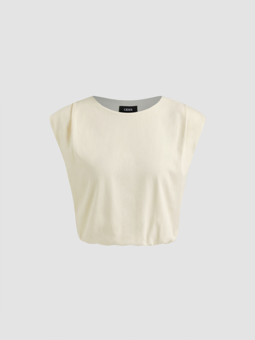 Cotton-blend Oversized Top