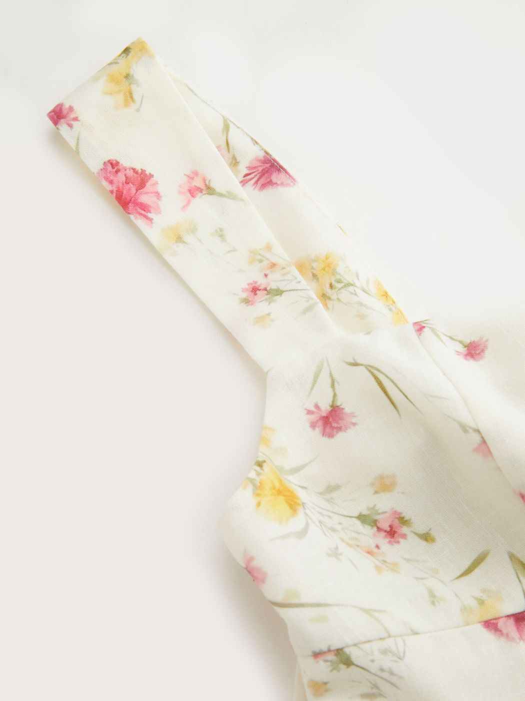 Süßer Halsausschnitt Blumen Bows Rüschen Mini Kleid