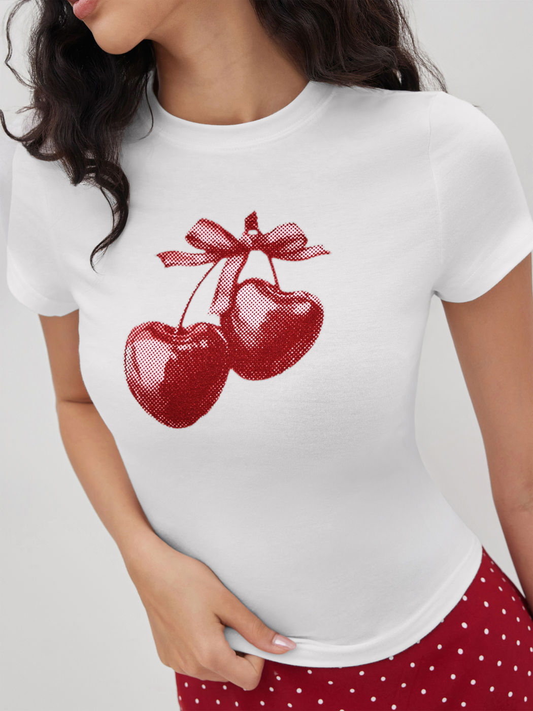 Maglietta a maniche corte con grafica Cherry