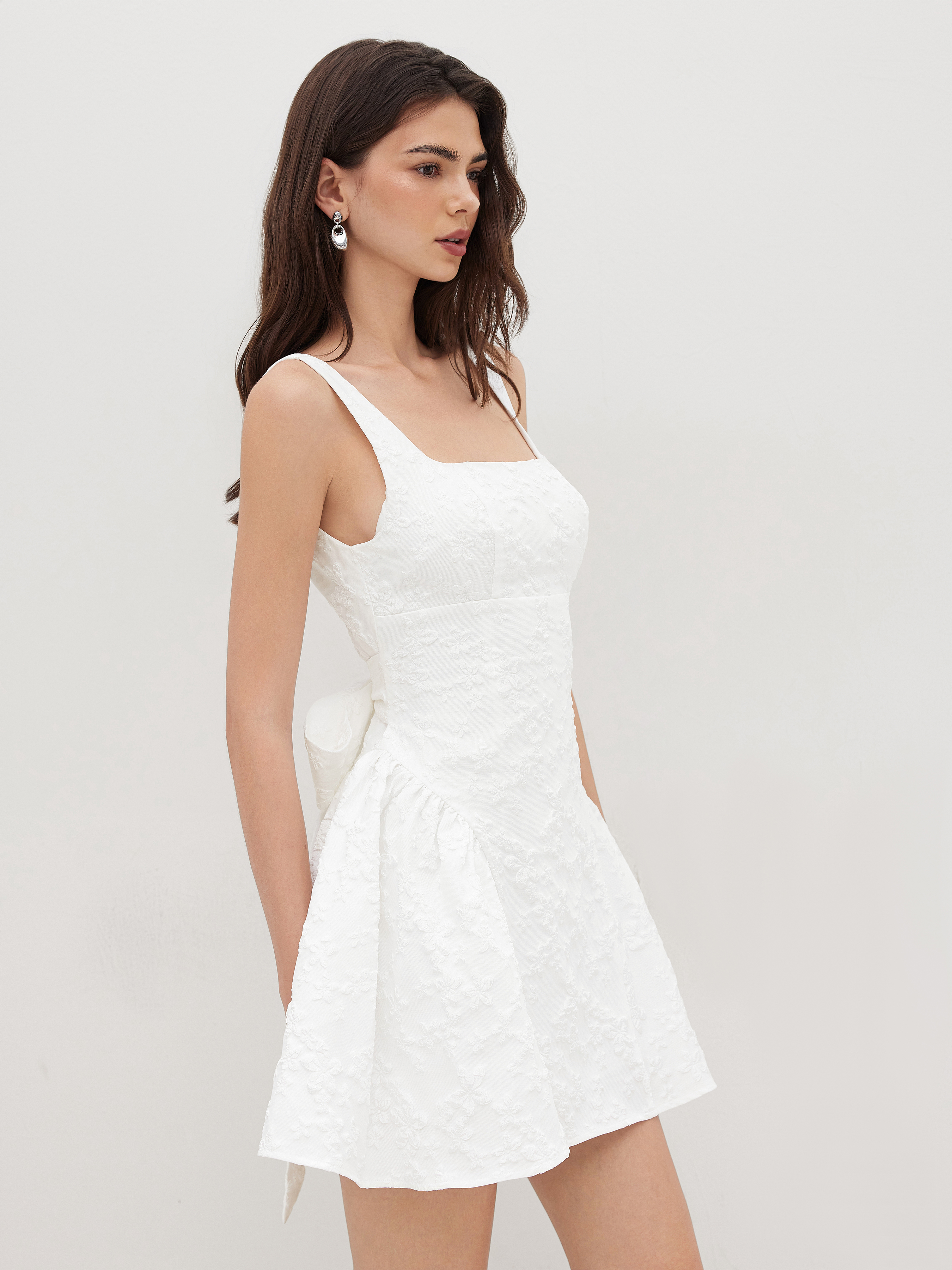 Chiffon Check Lace Trim Halter Short Sleeve Blouse For Daily