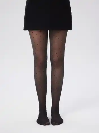 Polka-Dot Strumpfhosen
