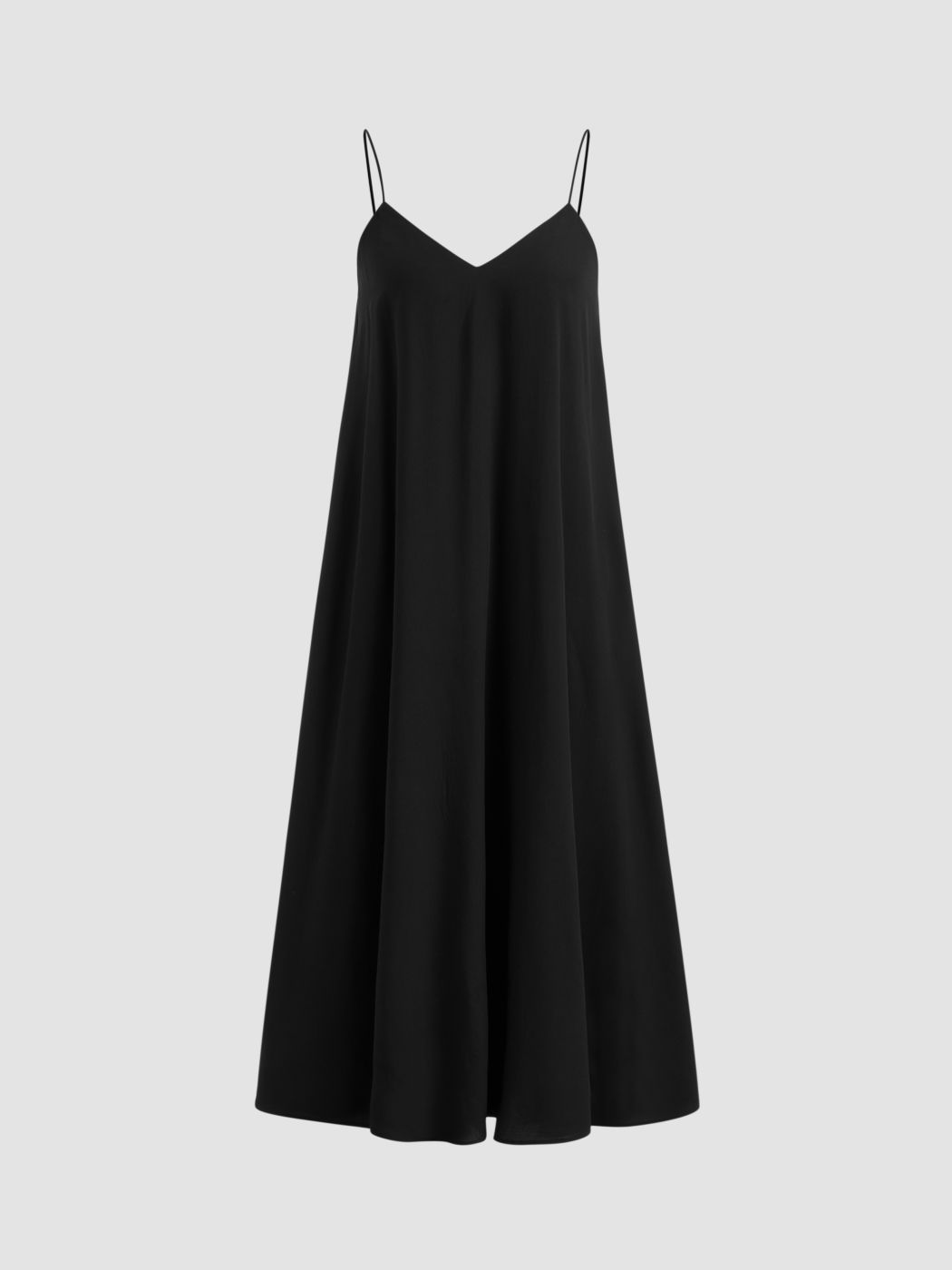 V-neck Knotted Slip Maxi Dress