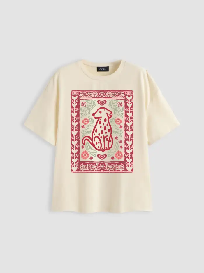 Fruits Graphic Crop Short Sleeve Tee