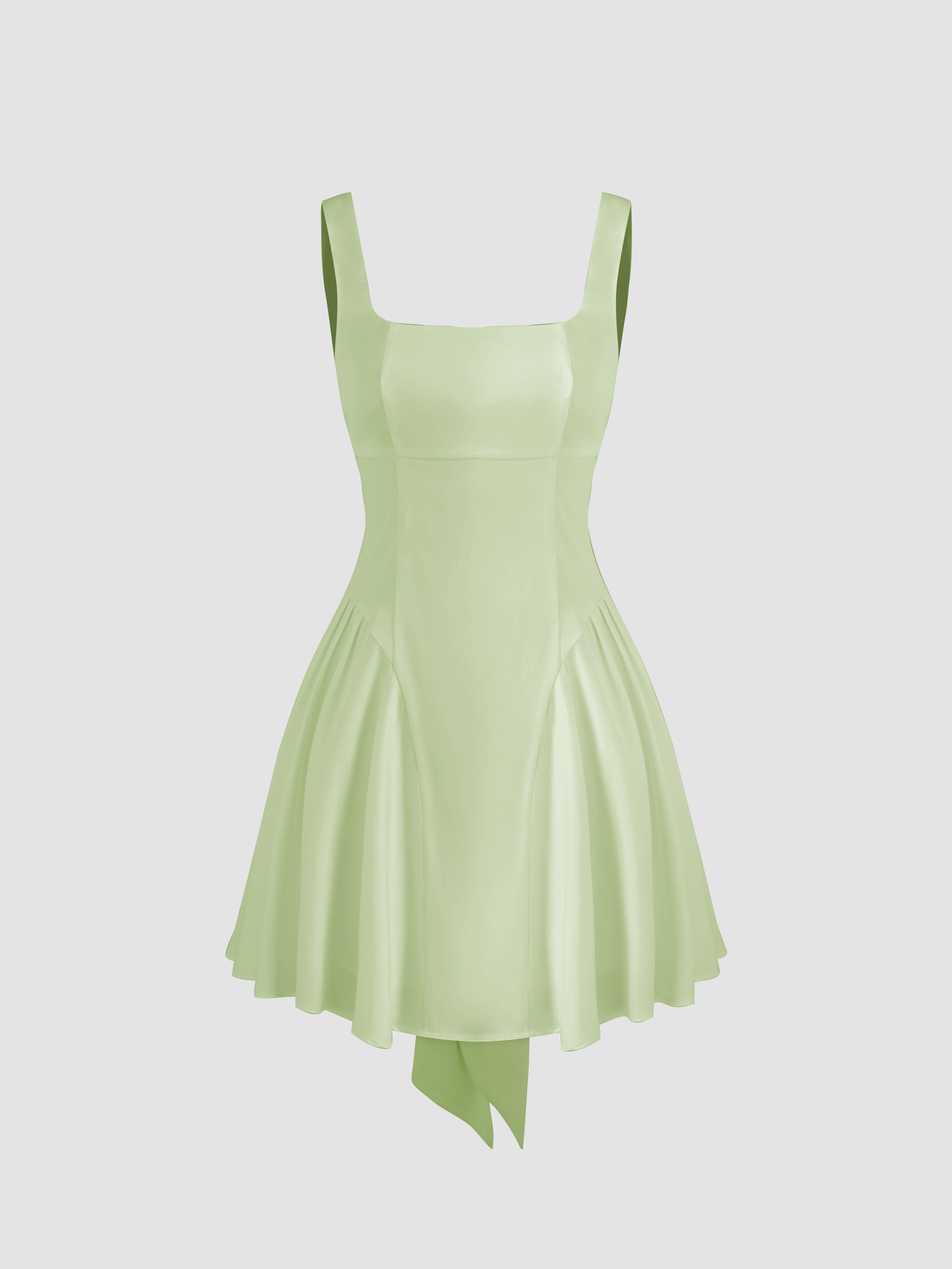 knee length dresses for ladies Apple Cider Mini Dress Green main image 1