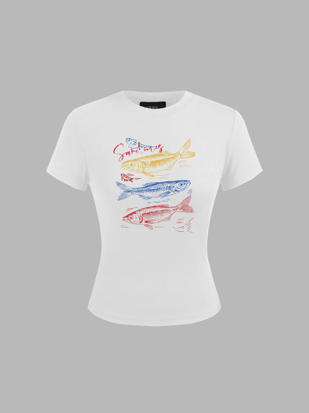 Fish Graphic Short Sleeve Tee
