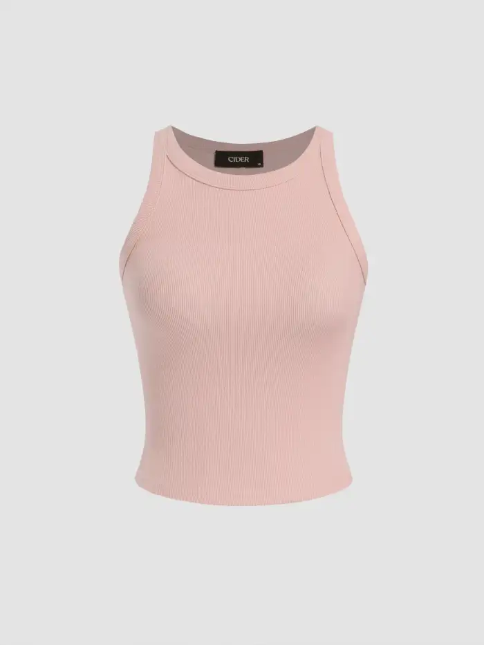 CDR Ruched Tie Front Tank