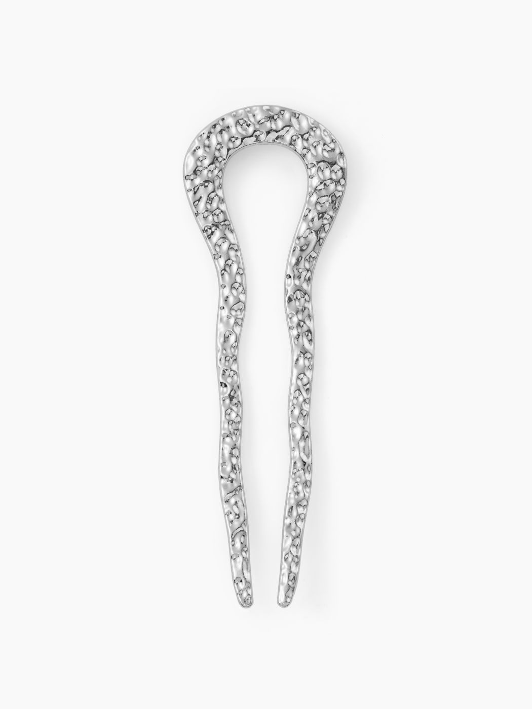 TEXTURED U-SHAPED HAIR PIN