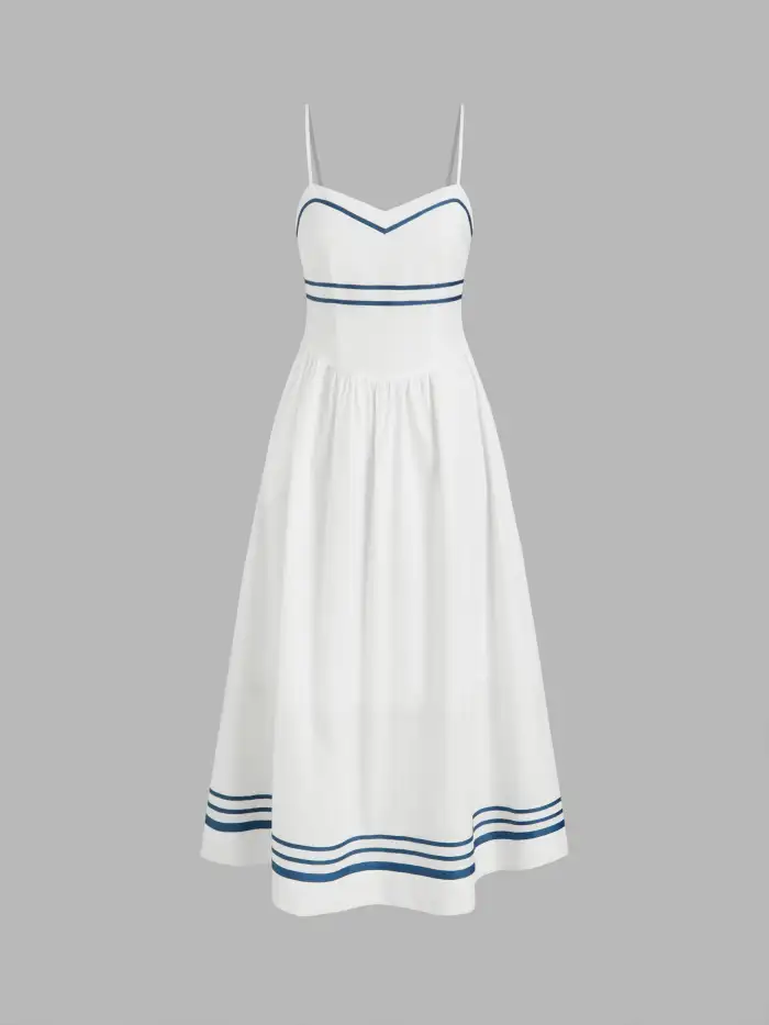 Halter Neckline Floral Ruched Criss Cross Maxi Dress