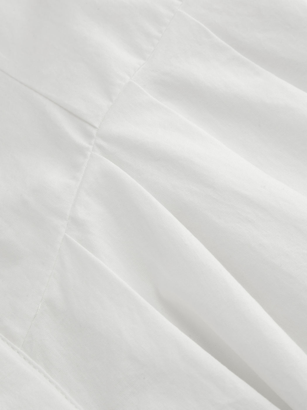 Baumwoll-V-Ausschnitt Spitzebesatz Knopfleiste Camisole Maxikleid