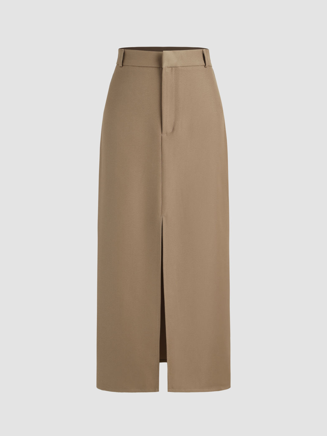 Petite Mittelhöhe Split Maxi-Skirt