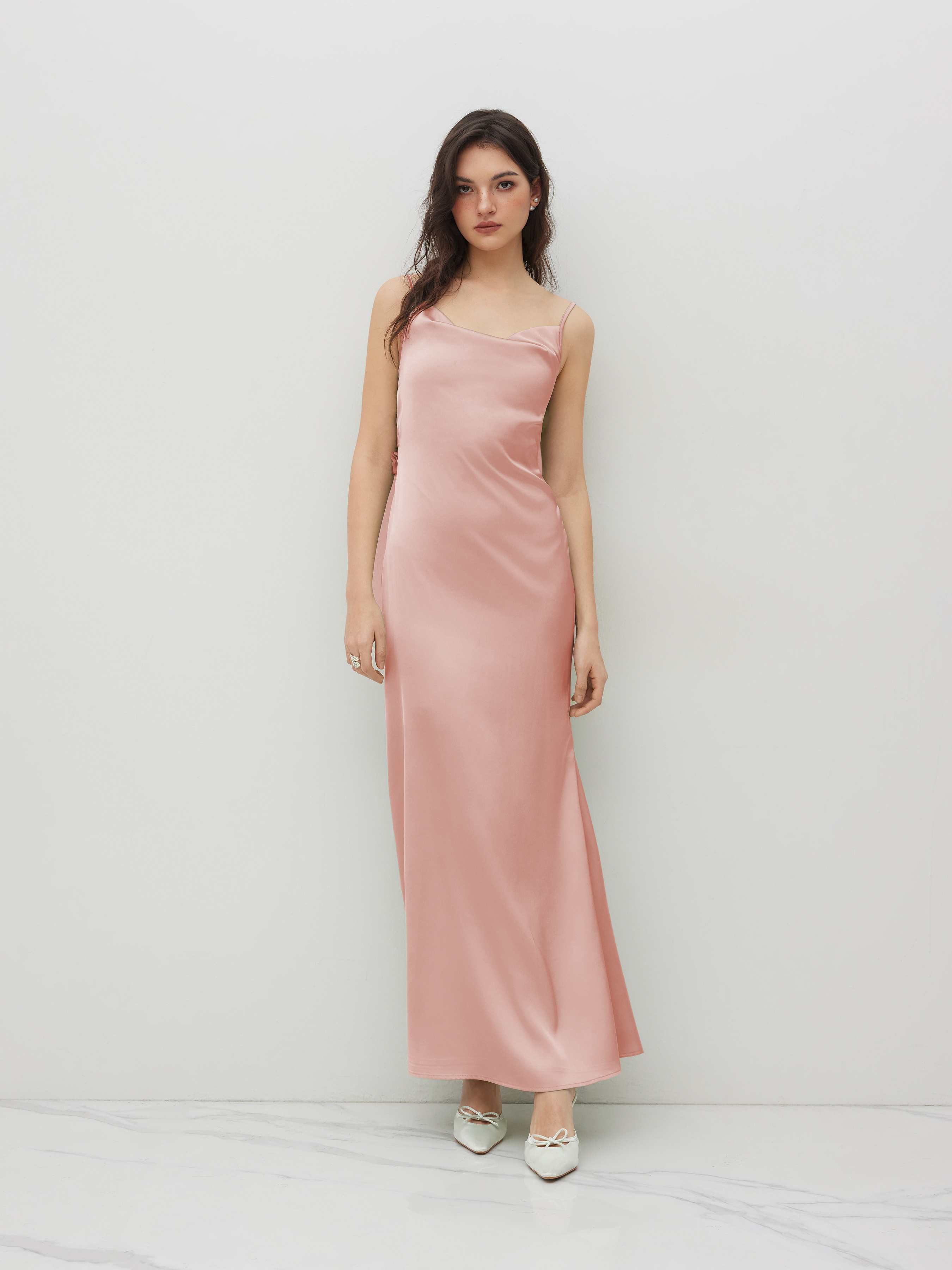 Wedding Guest Dress Mesh Mesh Ruffle Hem Maxi Dress For Vacation