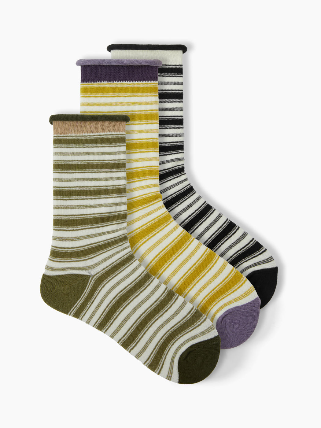 SET DI 3 PAIA DI CALZINI A RIGHE