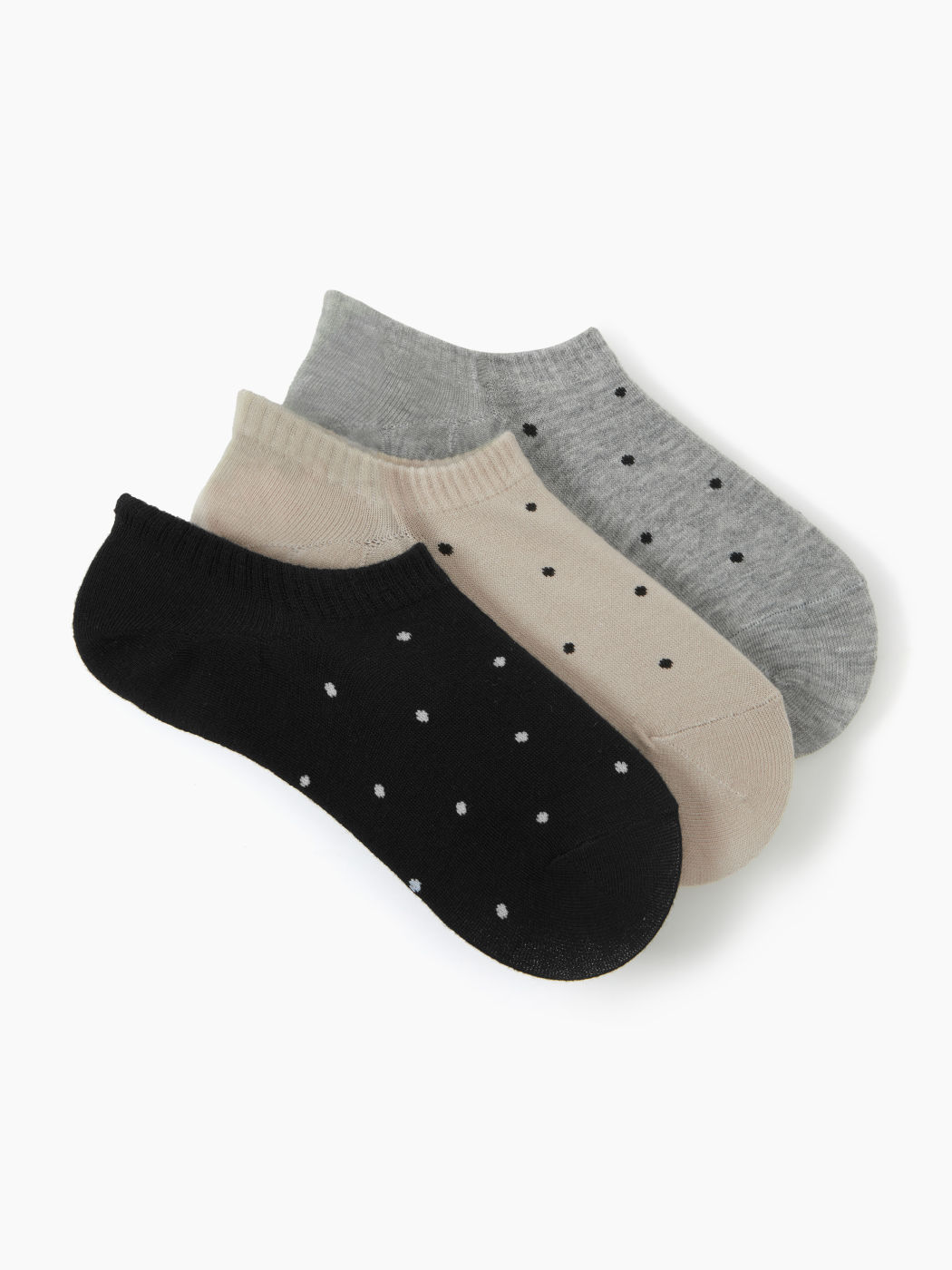 3 PAIRS POLKA DOT SOCKS SET