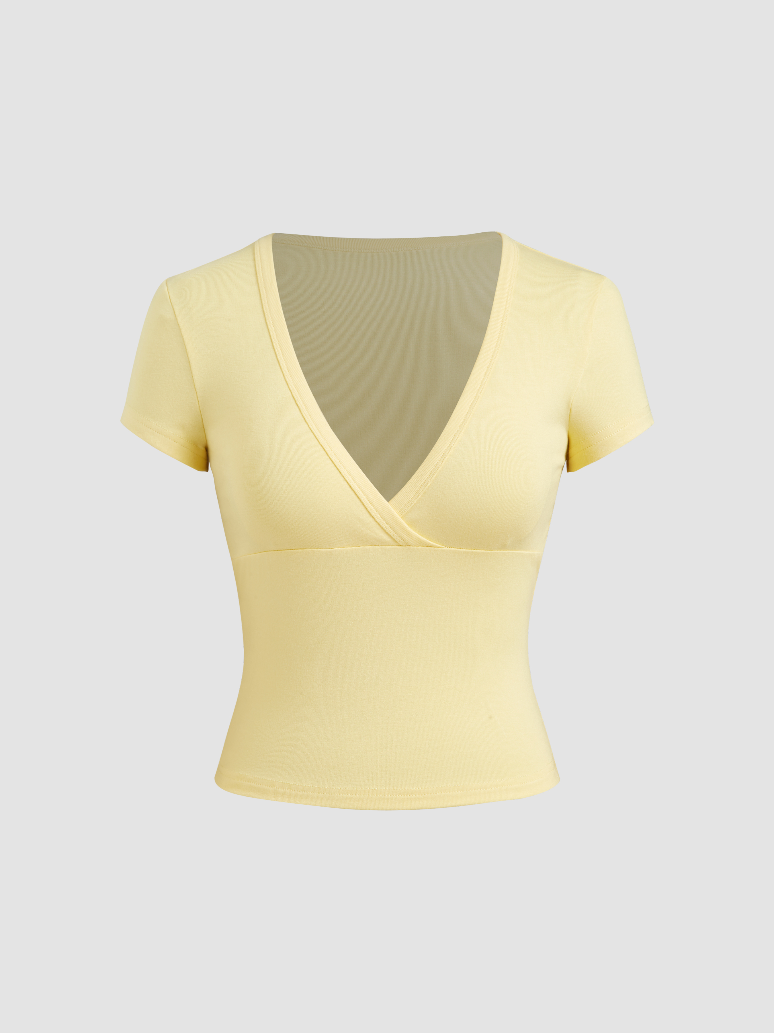 V-neck Short Sleeve Top