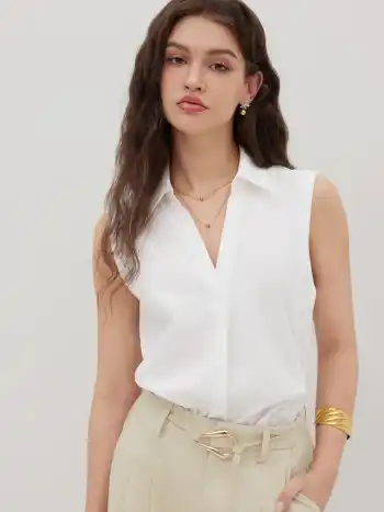 100% Cotton Button Shirt Bodysuit