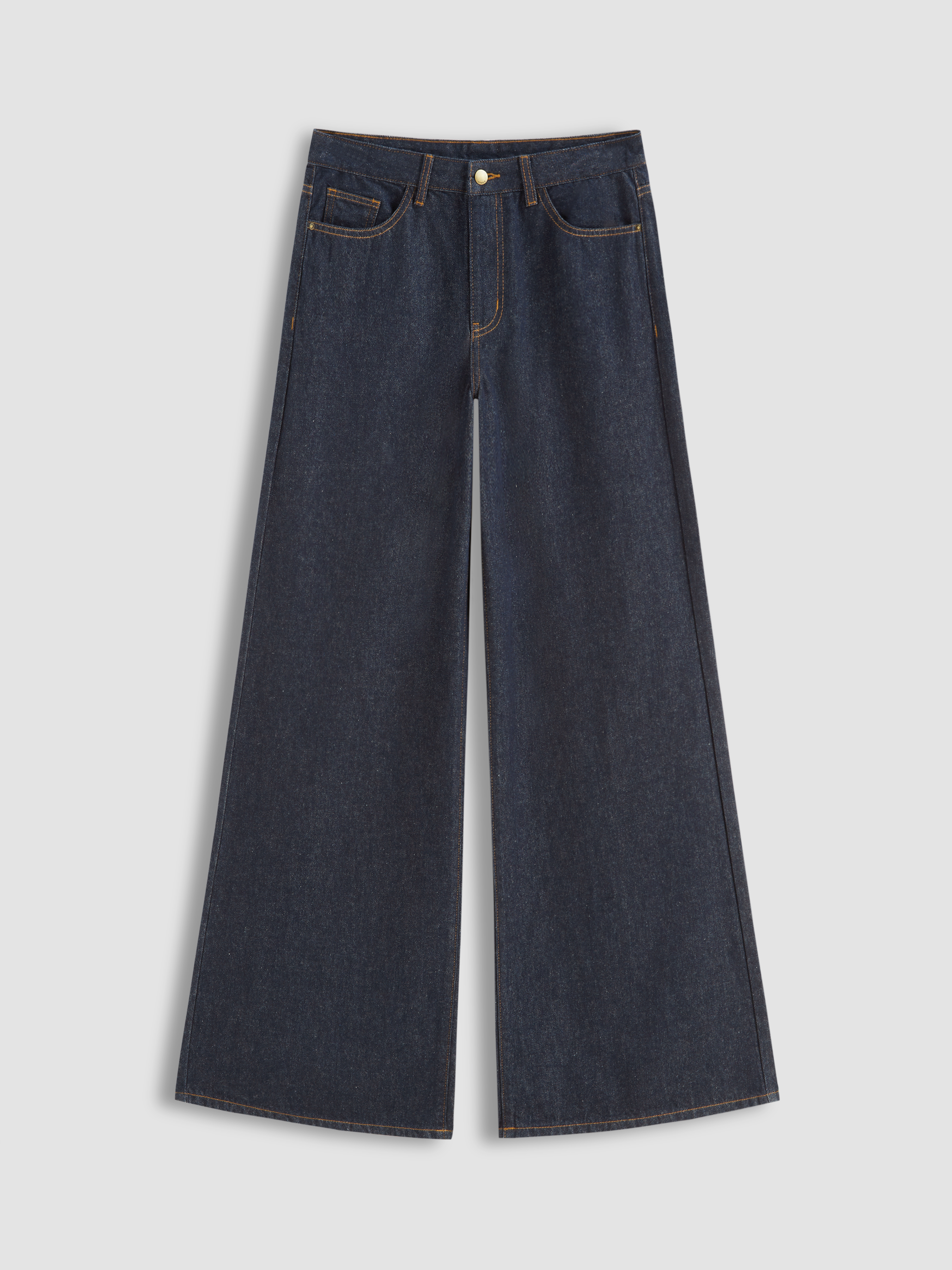 denim denim cargo pants Denim Low-Rise Baggy For Daily Casual