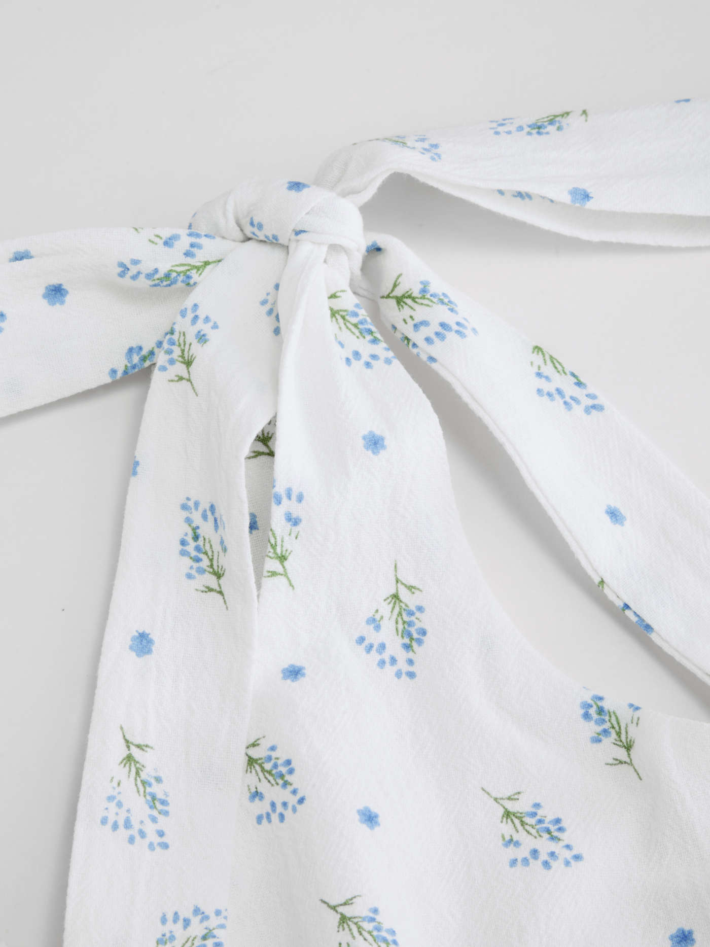 Cotton Sweetheart Neckline Floral Ruffle Midi Dress